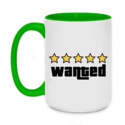 Чашка двухцветная 420ml Wanted GTA - PrintSalon