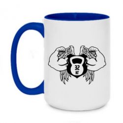 Чашка двухцветная 420ml Weight with wings - PrintSalon