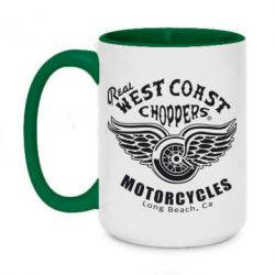 Чашка двухцветная 420ml West Coast Choppers - PrintSalon