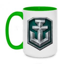 Чашка двокольорова велика World of Warships Main Logo - PrintSalon
