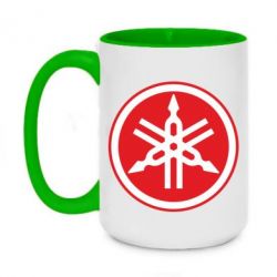 Чашка двухцветная 420ml Yamaha Big Logo - PrintSalon