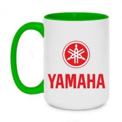 Чашка двухцветная 420ml Yamaha Logo(R+W) - PrintSalon