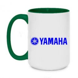 Чашка двухцветная 420ml Yamaha Logo - PrintSalon