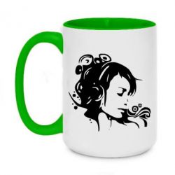 Чашка двухцветная 420ml Загадка - PrintSalon