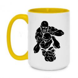 Чашка двухцветная 420ml Захват - PrintSalon