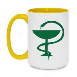 Чашка двухцветная 420ml Здравоохранение - PrintSalon