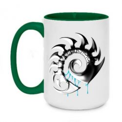 Чашка двухцветная 420ml Zerg Symbol - PrintSalon