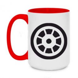 Чашка двухцветная 420ml Железный человек - PrintSalon