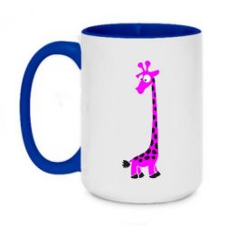 Чашка двухцветная 420ml Жираф - PrintSalon