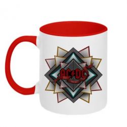 Чашка двокольорова AC/DC Art Logo - PrintSalon