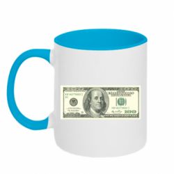 Чашка двокольорова Американський Долар