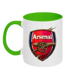 Чашка двокольорова Arsenal Art Logo - PrintSalon