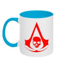 Чашка двухцветная 320ml Assassin's Creed Misfit - PrintSalon