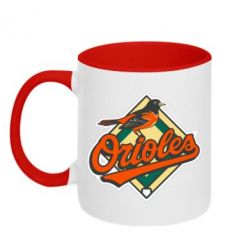 Чашка двухцветная 320ml Baltimore Orioles - PrintSalon