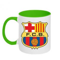Чашка двухцветная 320ml Barcelona - PrintSalon