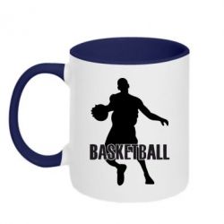 Чашка двокольорова Basketball - PrintSalon