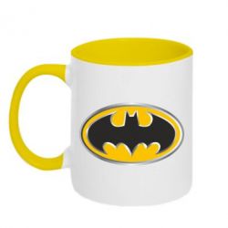 Чашка двокольорова Batman Gold Logo - PrintSalon