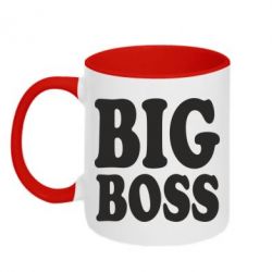 Чашка двухцветная 320ml Big Boss - PrintSalon