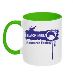 Чашка двокольорова Black Mesa - PrintSalon
