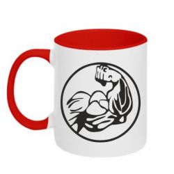 Чашка двокольорова Бодібілдинг - PrintSalon