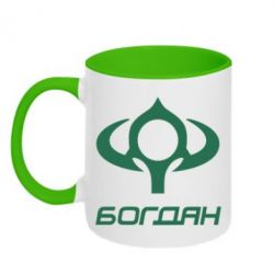 Чашка двухцветная 320ml Богдан - PrintSalon