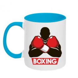 Чашка двокольорова Box Fighter - PrintSalon