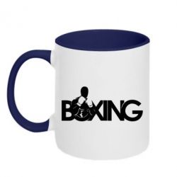 Чашка двокольорова Boxing Art - PrintSalon