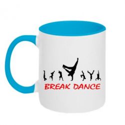 Чашка двокольорова Break Dance - PrintSalon