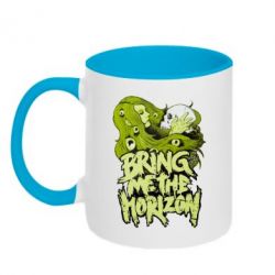 Чашка двухцветная 320ml Bring me the horizon - PrintSalon