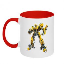 Чашка двухцветная 320ml Bumblebee (Bee) - PrintSalon