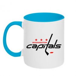 Чашка двухцветная 320ml Capitals - PrintSalon