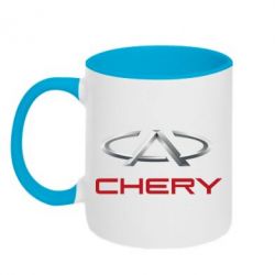 Чашка двокольорова Chery Logo-PrintSalon Чашка двокольорова Chery Logo