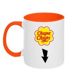 Чашка двухцветная 320ml Chupa Chups - PrintSalon
