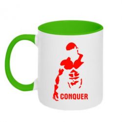 Чашка двокольорова Conquer - PrintSalon