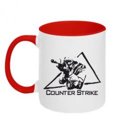 Чашка двухцветная 320ml Counter Strike Gamer