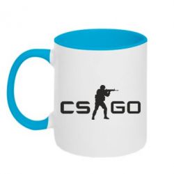 Чашка двокольорова Counter Strike GO