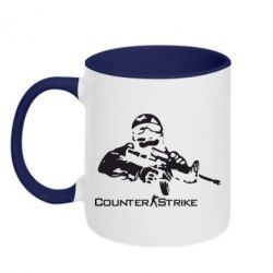 Чашка двухцветная 320ml Counter Strike Player