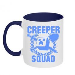 Чашка двухцветная 320ml Creeper Squad