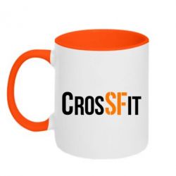 Чашка двухцветная 320ml CrossFit SF - PrintSalon