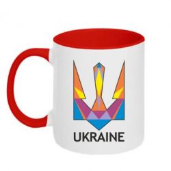 Чашка двокольорова Кольоровий герб - PrintSalon