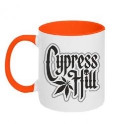 Чашка двухцветная 320ml Cypress Hill Logo - PrintSalon