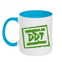 Чашка двухцветная 320ml DDT (ДДТ) - PrintSalon