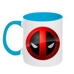Чашка двокольорова Deadpool Logo - PrintSalon