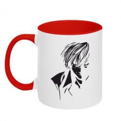 Чашка двухцветная 320ml Death Note Тетрадь Смерти - PrintSalon