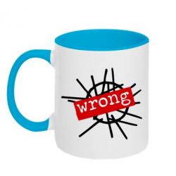 Чашка двокольорова Depeche Mode Wrong