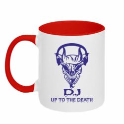 Чашка двокольорова Dj Up to the Dead