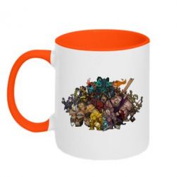 Чашка двухцветная 320ml Dota 2 "Everybody here" - PrintSalon