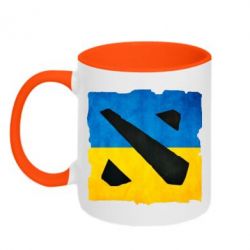 Чашка двокольорова Dota 2 Ukraine Team - PrintSalon