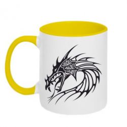 Чашка двухцветная 320ml Dragon - PrintSalon