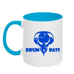 Чашка двухцветная 320ml Drumm Bass - PrintSalon